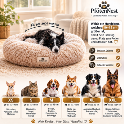 Hundebett „Wolke 7“ – Extra weich & Orthopädisch