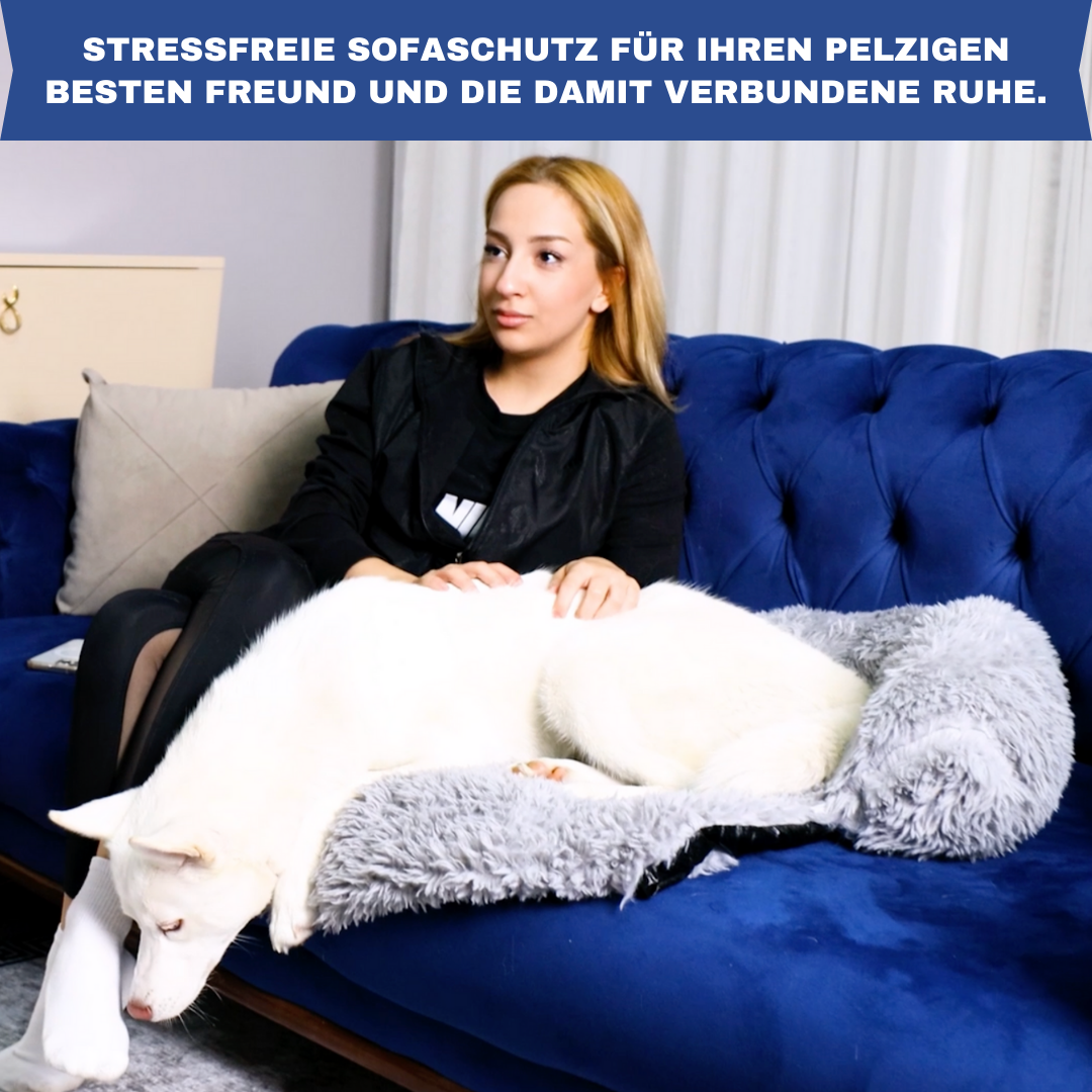 Dog Sofa Protector Bed – Cushioned Fabric, Indoor Use