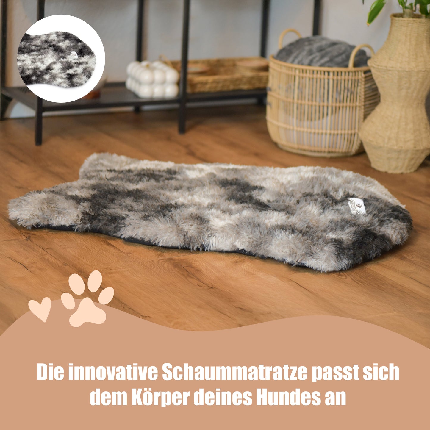 Orthopädisches Hundebett aus Memory-Schaum