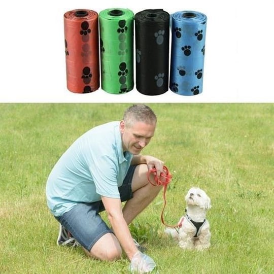 Hundekotbeutel Halter aus Kunststoff für Leine