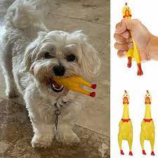 Schreiendes Gummihuhn Hundespielzeug