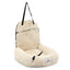 2-in-1 Memory Foam Autositz und Hundebett