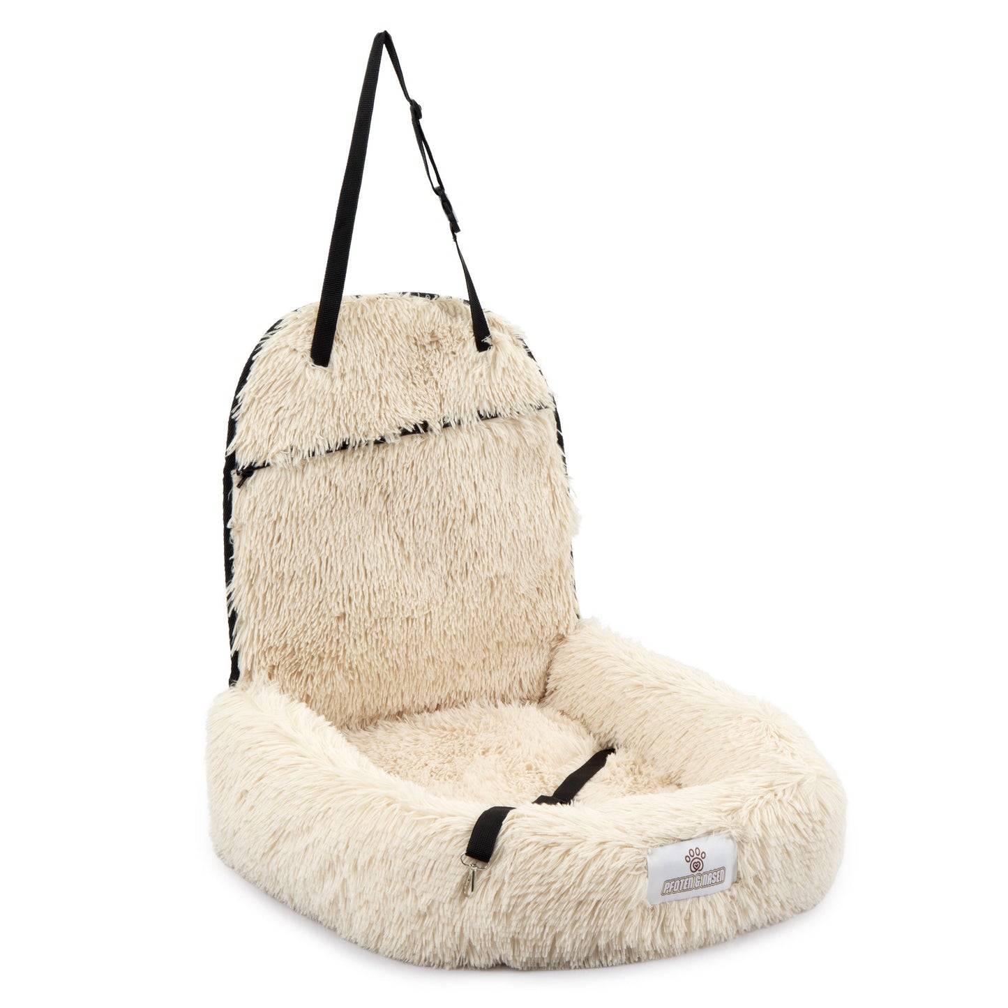 2-in-1 Memory Foam Autositz und Hundebett