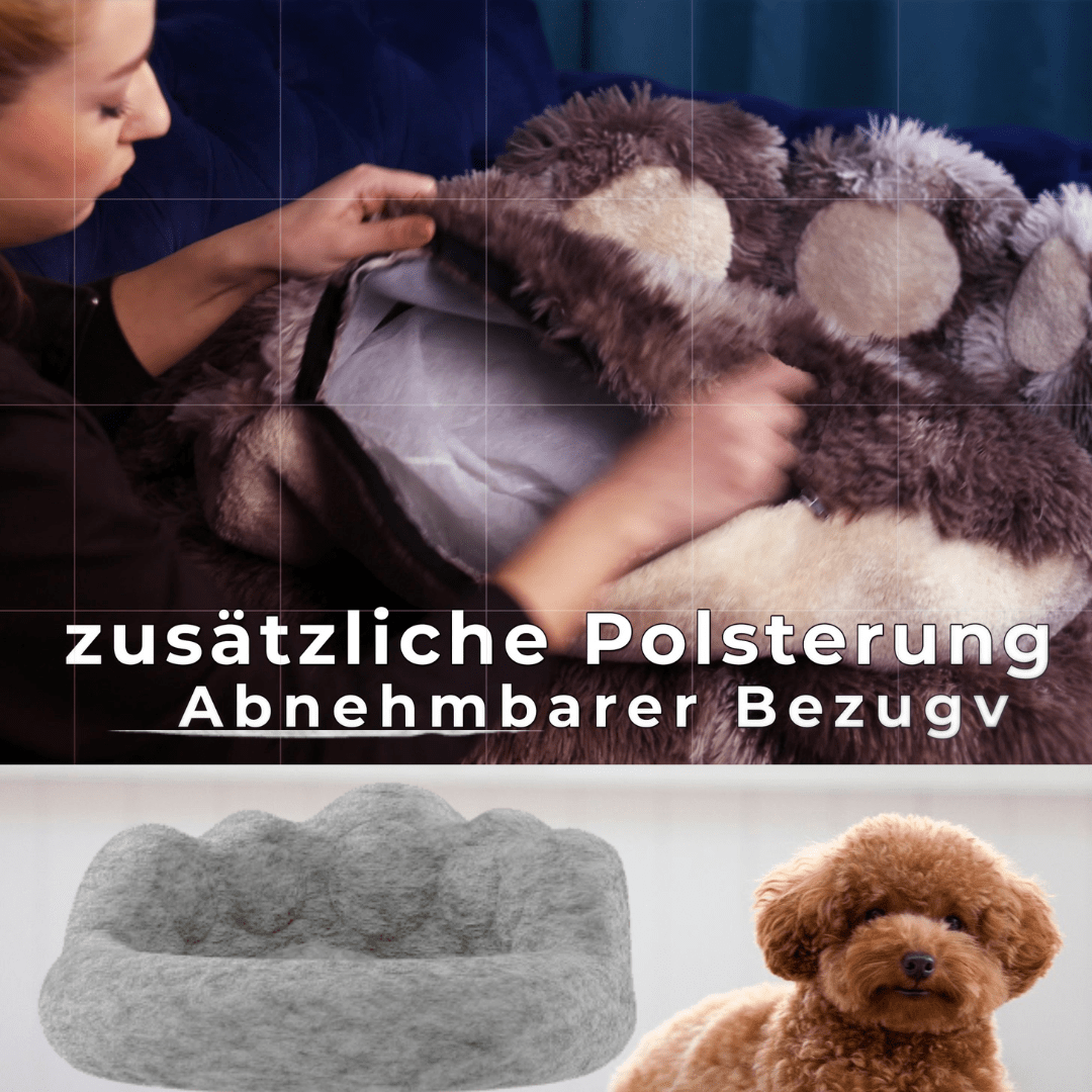 Bärenpfote Orthopädisches Hundebett, Gemütliches Tierbett